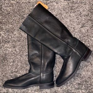NWT! Justin Black Riding Boots Size 8